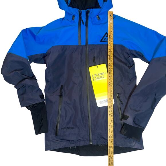 Ski-Doo Men's BC Kona+ Jacket waterproof snow ski coat Indigo Blue size XS NEW - Picture 5 of 12